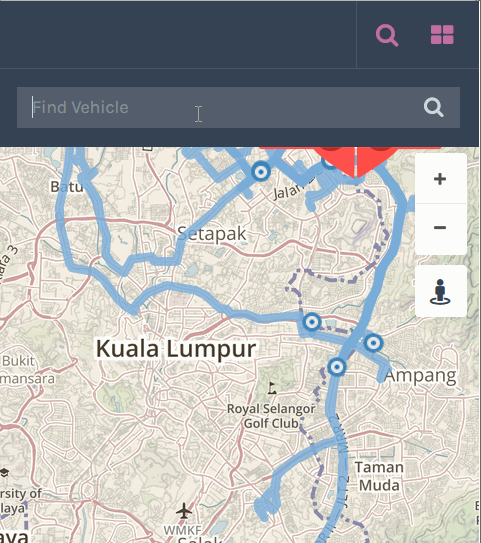 mobile search example Katsana GPS