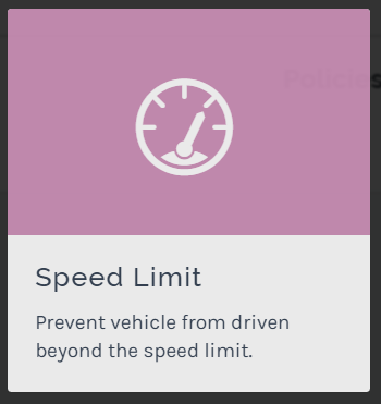 Speed limit policy katsana